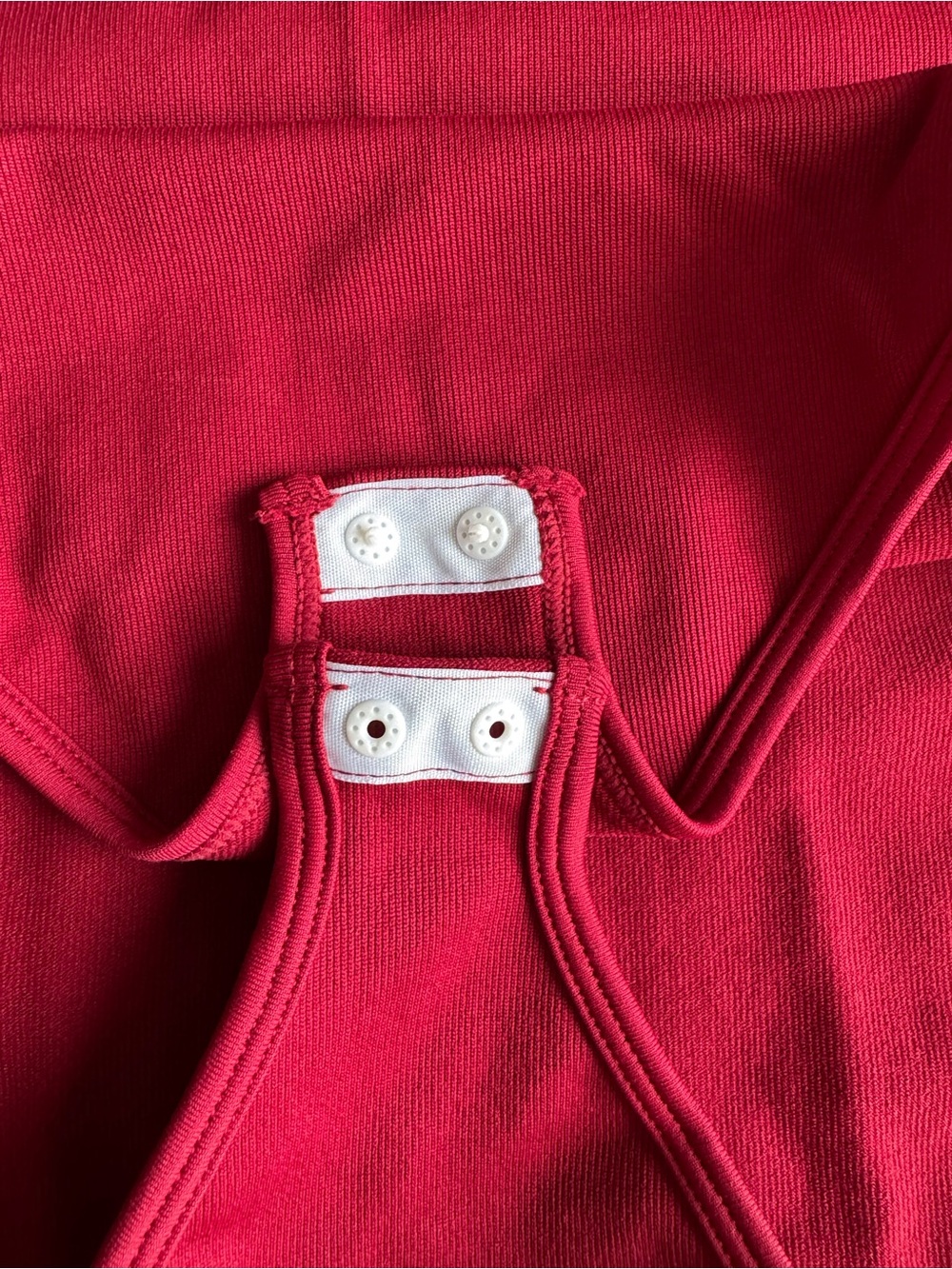 ♥️💋 Ribbed Square-Neck One-Piece Bodysuit Size XL - Picture 6 of 9